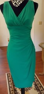 emerald green dress